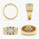 Vintage Baguette Diamond Ring, Loretta