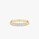 yellow gold natural diamond ring