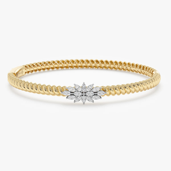 Unique Diamond Bangle