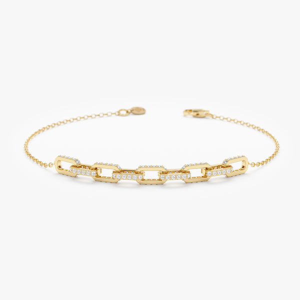 Diamond Chain Link Bracelet, Oprah