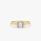 oval cut diamond engagement ring