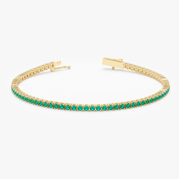 Emerald Tennis Bracelet, Deborah