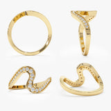 Wavy Diamond Ring, Tyla