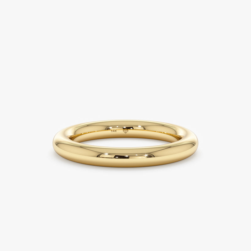 solid 14k gold wire ring 