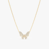 Diamond Butterfly Necklace, Kimora