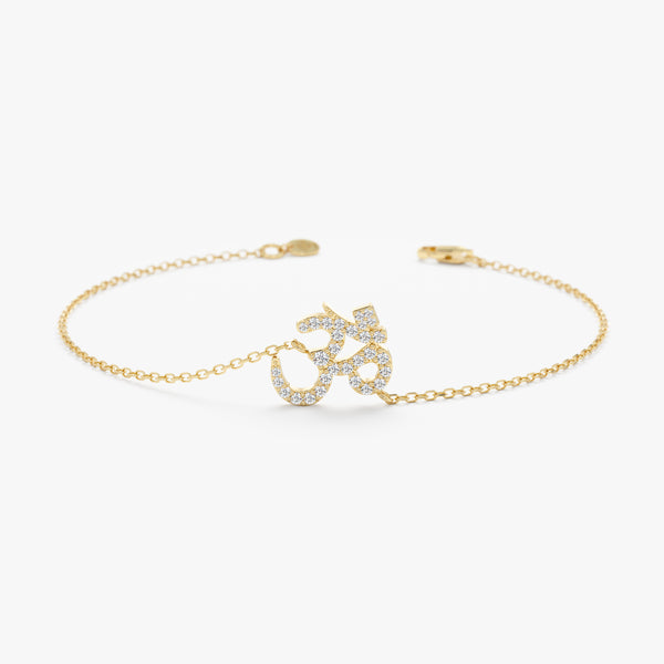 Bracelet with sale om symbol