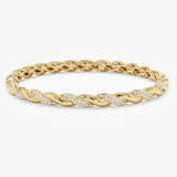 Diamond Twist Rope Bangle, Ailin