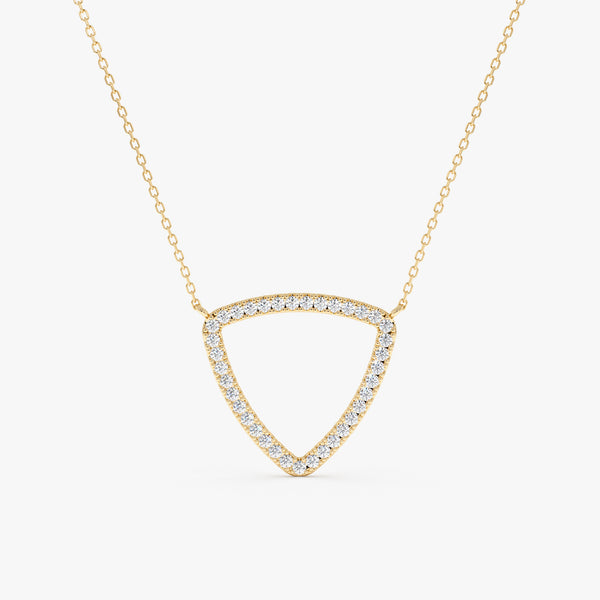 Diamond Triangle Necklace, Tara