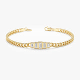 yellow gold diamond bracelet