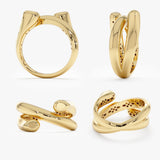 Gold Coil Ring, Keily