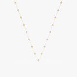 Lab Grown Diamond Bridal Necklace, Duvia