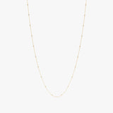 long yellow gold diamond by the yard necklace