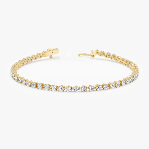 Natural Diamond Tennis Bracelet, Katniss