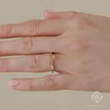 handmade dainty proposal rings