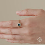 dainty engagement ring jewelry from Sarah Elise