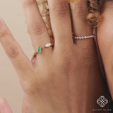 14k solid gold sarah elise diamond and gemstone engagement rings 