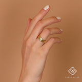 handmade gold bridal ring