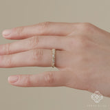 natural clear diamond rings from sarah elise jewelry