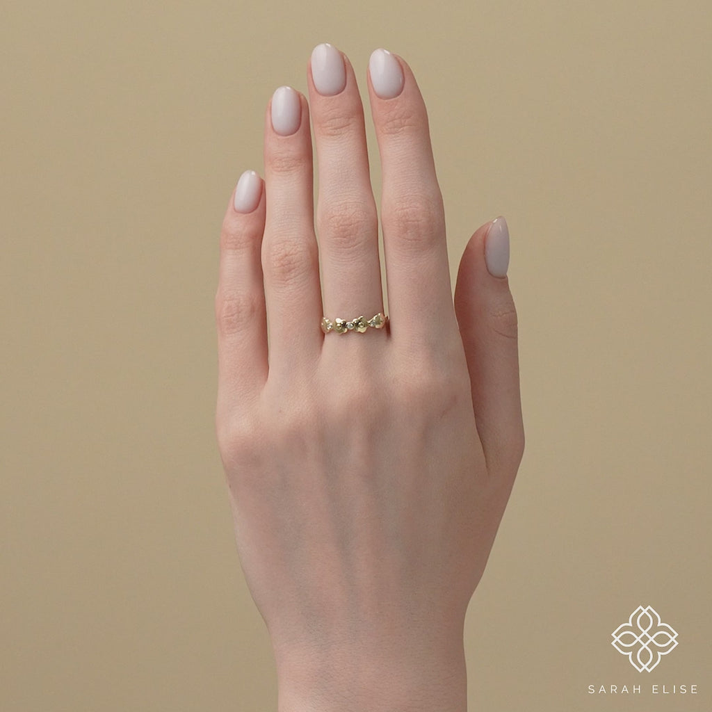 dainty stacking ring in 14k or 18k gold