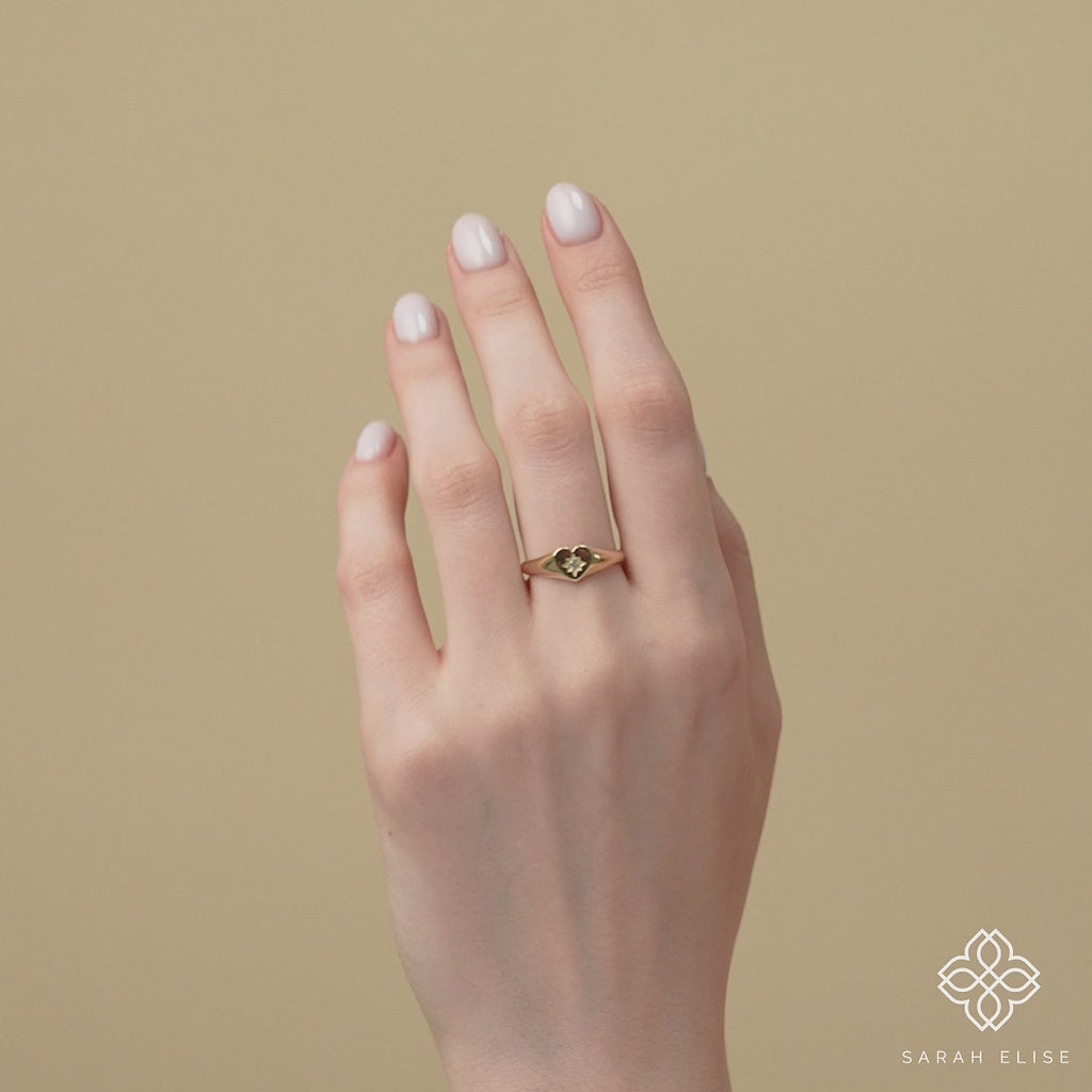 handcrafted in solid gold ring jewelry