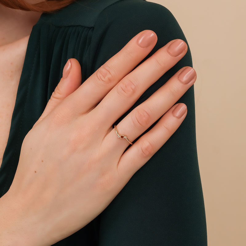 november birthstone citrine ring