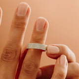 Micro Pave Diamond Band