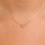 Pave Star Necklace