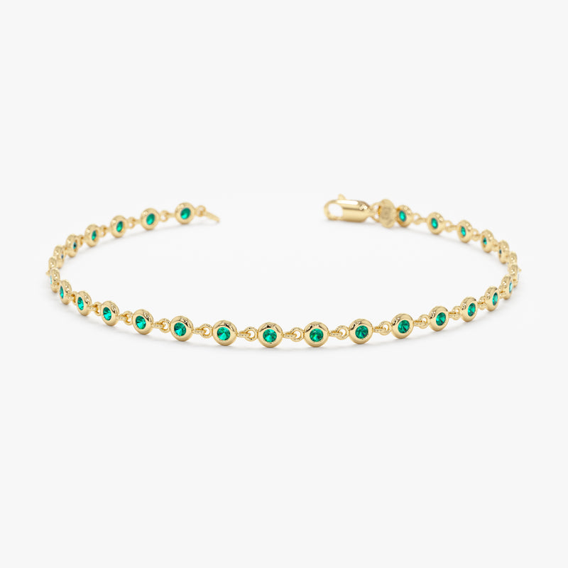 Emerald Tennis Bracelet