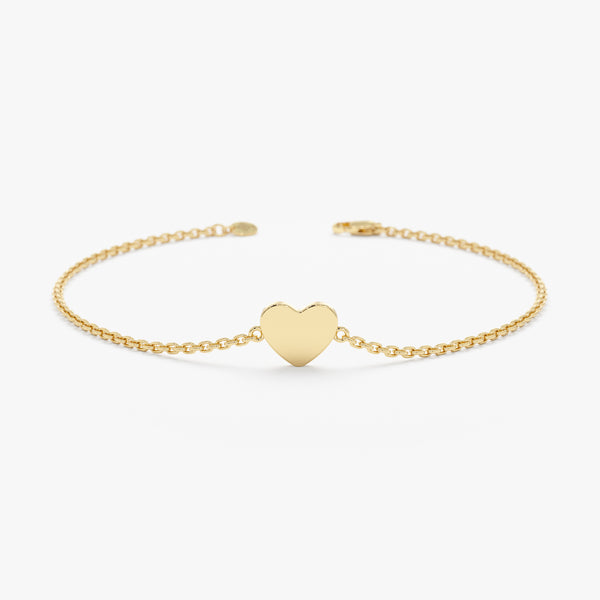 14k Gold Filled Rainbow Heart Bracelet (4mm) | Arm Candy by Alysa