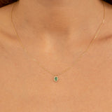 Vintage emerald necklace