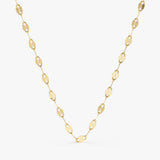 Petite Yellow Gold Link Chain Necklace