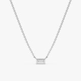 White Gold Natural Diamond Necklace