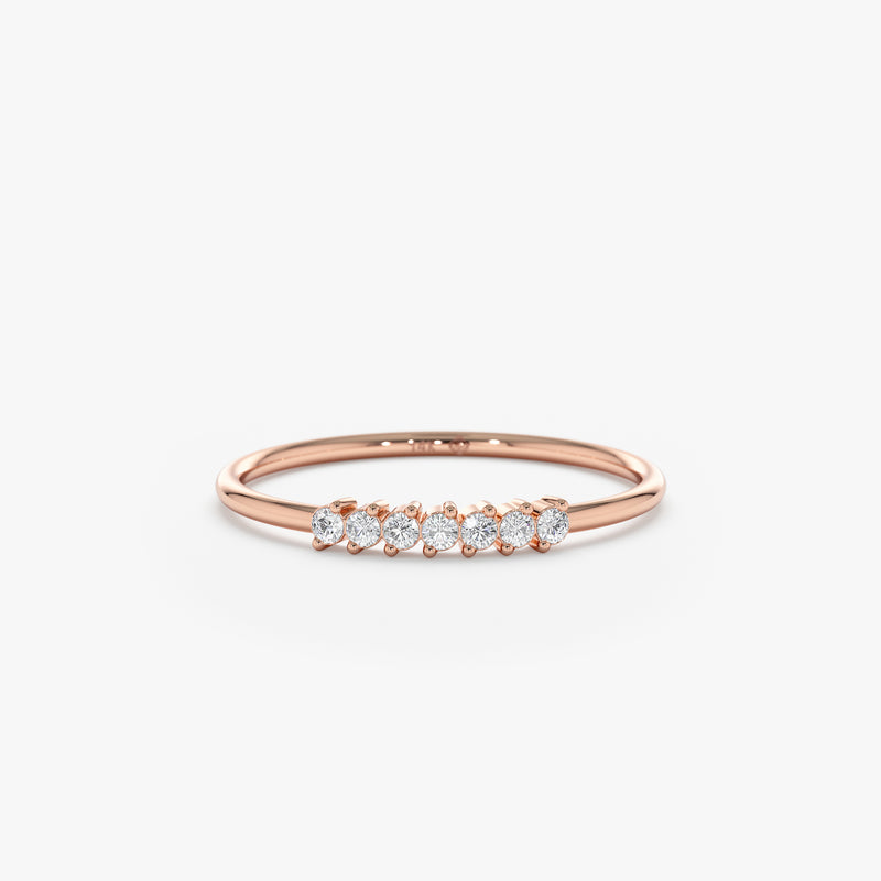 Rose gold delicate ring