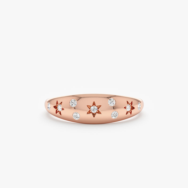 Rose Gold Diamond Ring