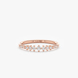 Rose Gold Natural Diamond Ring