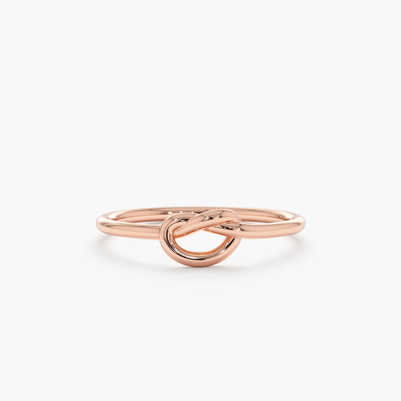 Rose Gold Knot Ring