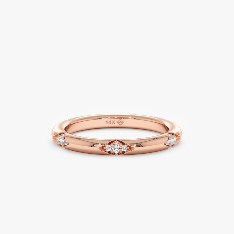 Rose Gold Handmade Diamond Ring