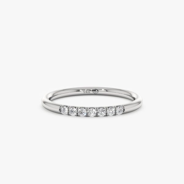 White Gold Diamond Wedding Ring