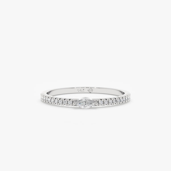 white gold marquise diamond ring