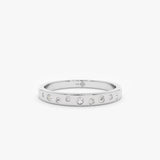 White Gold Diamond Band