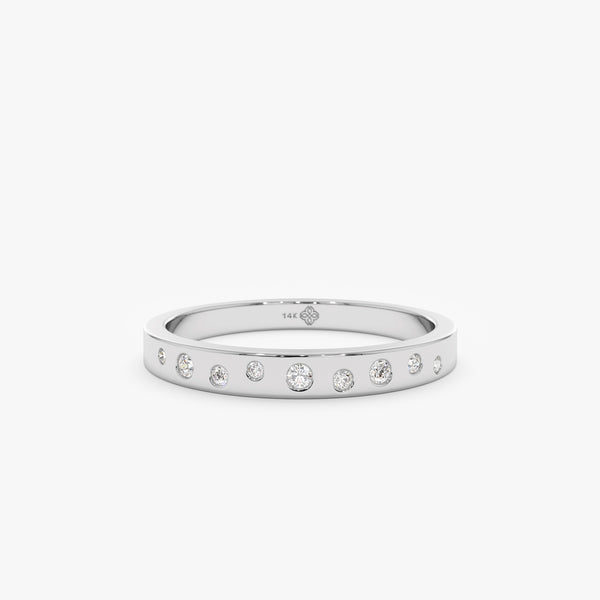 White Gold Diamond Band