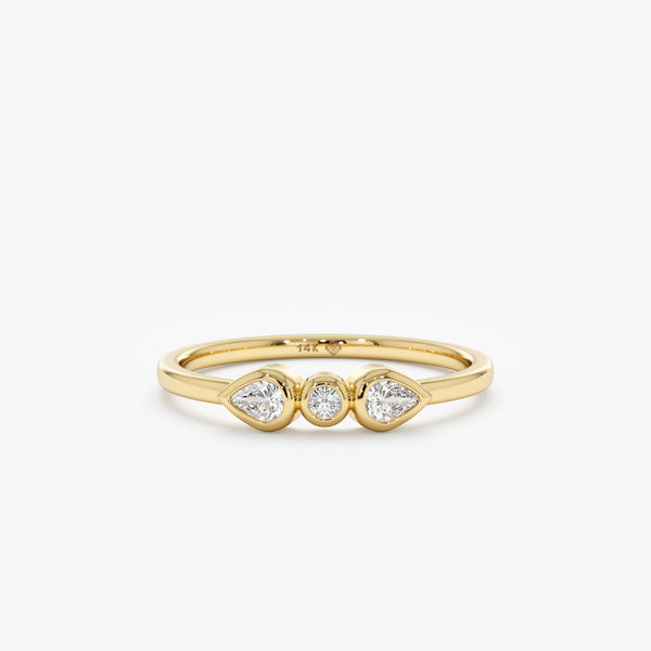 Pear Shape Diamond Ring