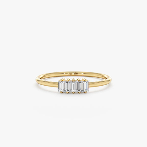 Baguette diamond ring