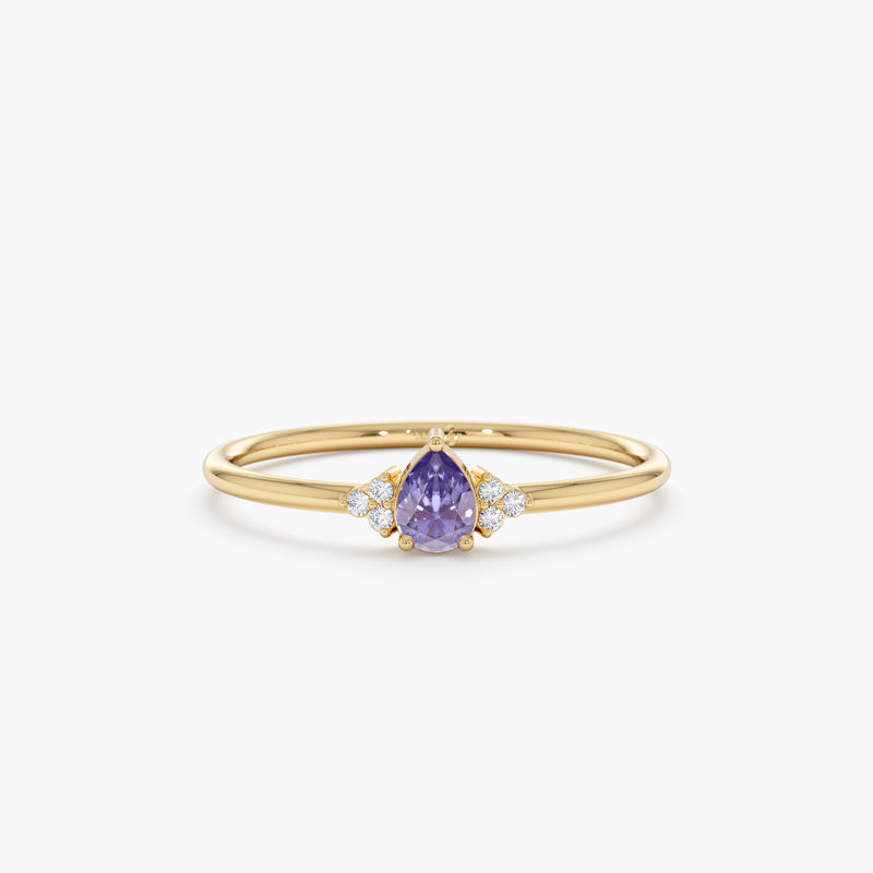 Handmade Simplistic Tanzanite Ring