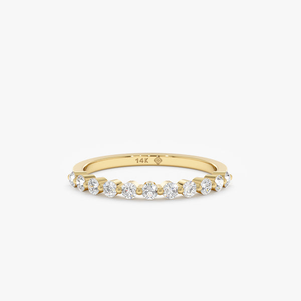 Yellow Gold Natural Diamond Ring