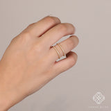 Double Diamond Ring