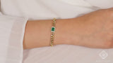 natural emerald and diamonds miami cuban chain