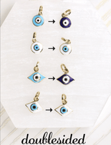 Doublesided Evil Eye Charms