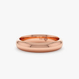 14k rose gold wedding ring 