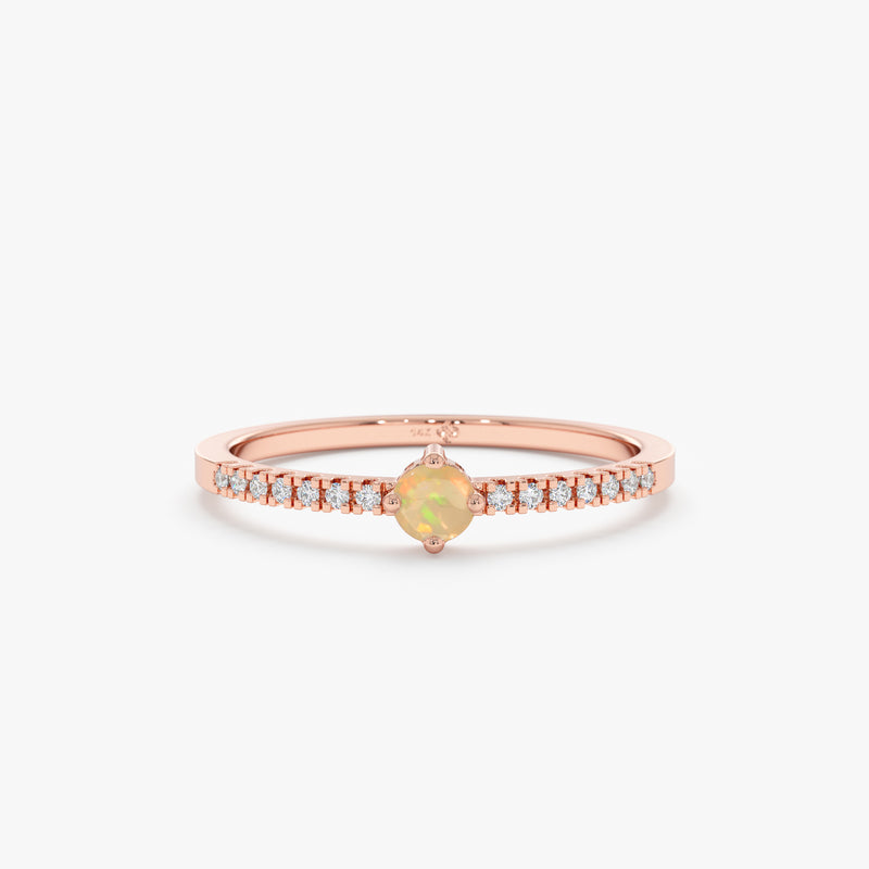 Rose Gold Handmade Petite Band